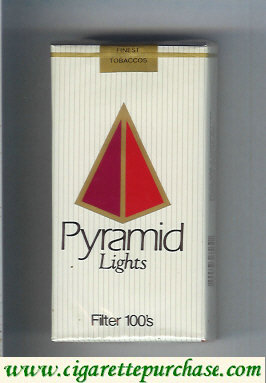 Pyramid Lights Filter 100s soft box cigarettes